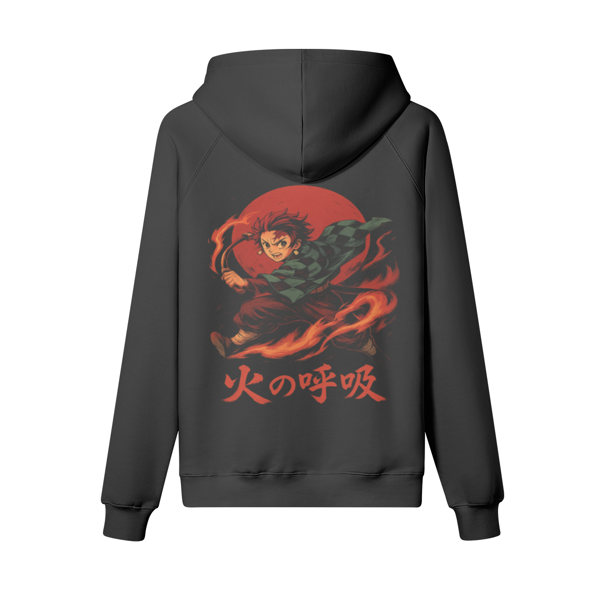 Back Side Black Hoodie